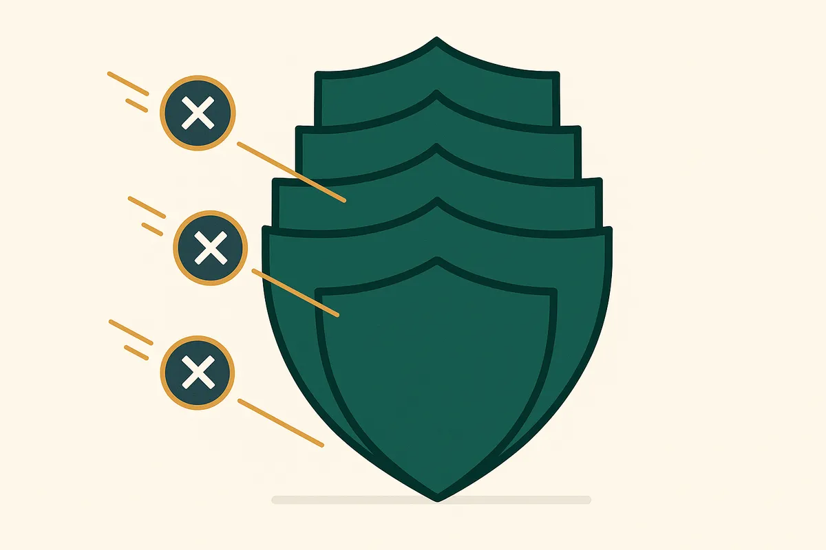 Supplier portal screenshot showing error prevention features with barcode verification
